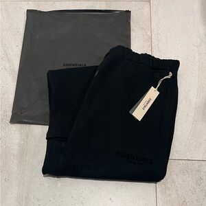Essentials Black Sweatpants
